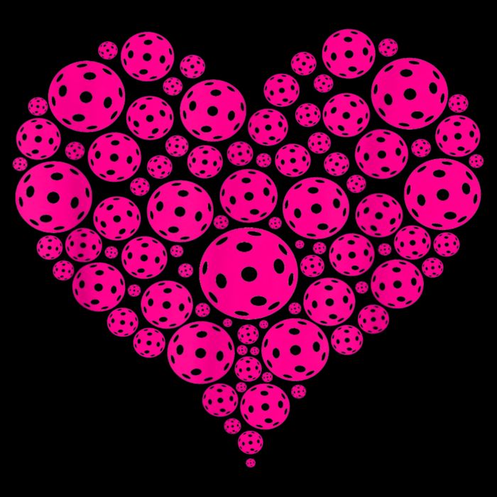Pickleball Heart Pickleball Game Marker Players Drawstring Bag