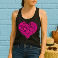 Pickleball Heart Pickleball Game Marker Players Womens Tank Top