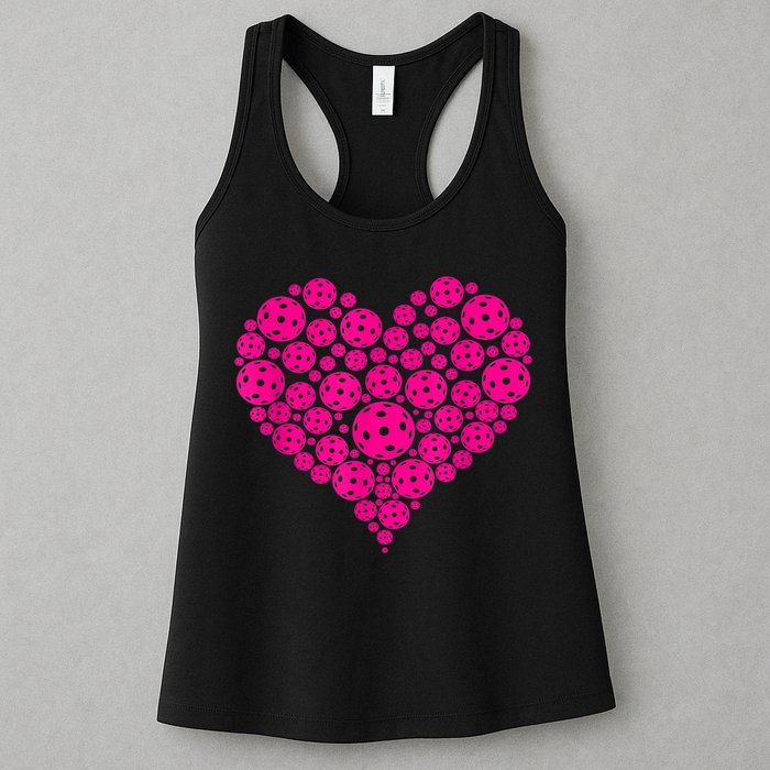 Pickleball Heart Pickleball Game Marker Players Womens Tank Top
