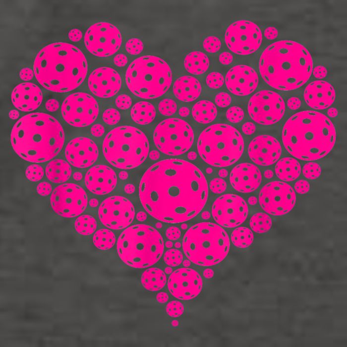 Pickleball Heart Pickleball Game Marker Players Vector Backpack