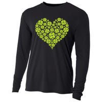 Pickleball Heart Professional Pickleball Game Players Cooling Performance Long Sleeve Crew