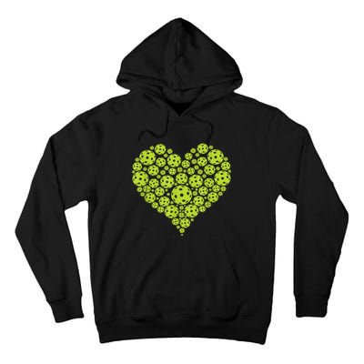 Pickleball Heart Professional Pickleball Game Players Tall Hoodie