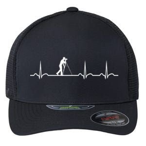 Photography Heartbeat Photographer Meaningful Gift Flexfit Unipanel Trucker Cap