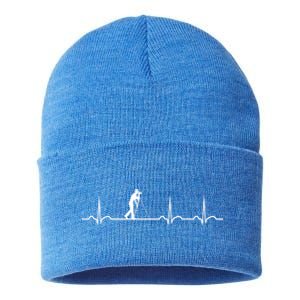 Photography Heartbeat Photographer Meaningful Gift Sustainable Knit Beanie