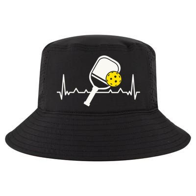 Pickleball Heartbeat Paddleball Gift Racket Singles Doubles Sport Gift Cool Comfort Performance Bucket Hat