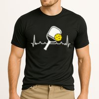 Pickleball Heartbeat Paddleball Gift Racket Singles Doubles Sport Gift Cooling Performance Crew T-Shirt