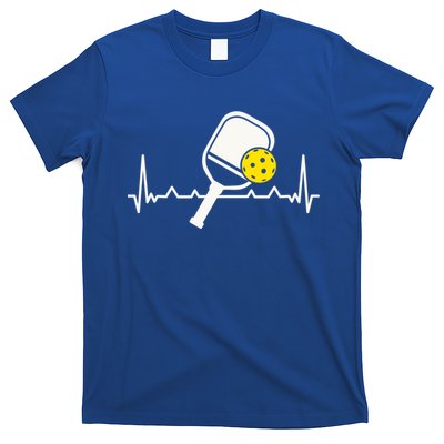 Pickleball Heartbeat Paddleball Gift Racket Singles Doubles Sport Gift T-Shirt