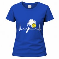 Pickleball Heartbeat Paddleball Gift Racket Singles Doubles Sport Gift Women's T-Shirt