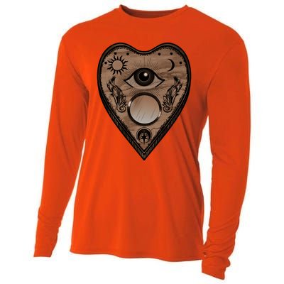 Planchette Halloween Paranormal Spirit Board Gothic Horror Gift Cooling Performance Long Sleeve Crew