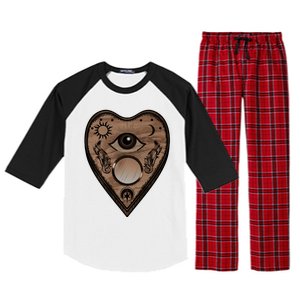 Planchette Halloween Paranormal Spirit Board Gothic Horror Gift Raglan Sleeve Pajama Set