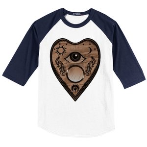 Planchette Halloween Paranormal Spirit Board Gothic Horror Gift Baseball Sleeve Shirt