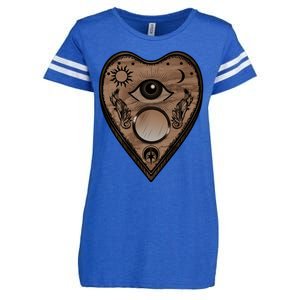 Planchette Halloween Paranormal Spirit Board Gothic Horror Gift Enza Ladies Jersey Football T-Shirt