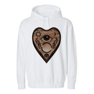 Planchette Halloween Paranormal Spirit Board Gothic Horror Gift Garment-Dyed Fleece Hoodie