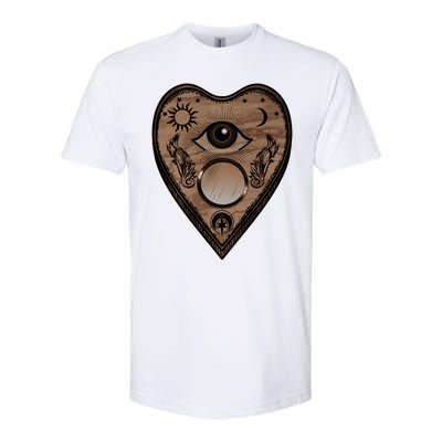 Planchette Halloween Paranormal Spirit Board Gothic Horror Gift Softstyle CVC T-Shirt