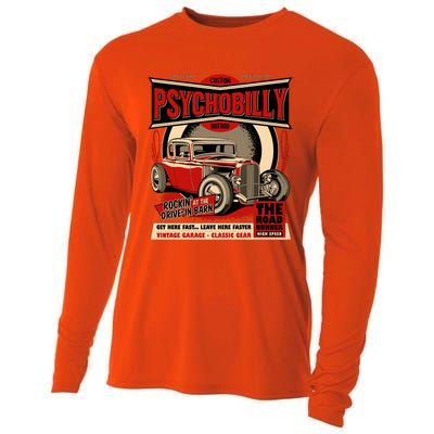 Psychobilly Hotrod Cooling Performance Long Sleeve Crew