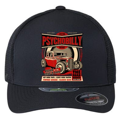 Psychobilly Hotrod Flexfit Unipanel Trucker Cap