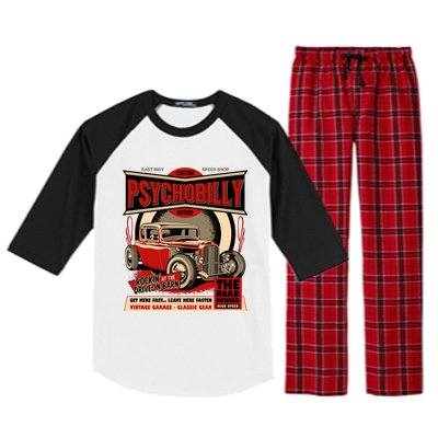 Psychobilly Hotrod Raglan Sleeve Pajama Set