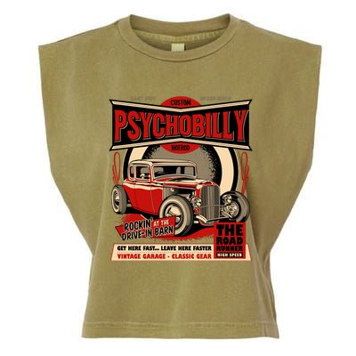 Psychobilly Hotrod Garment-Dyed Women's Muscle Tee