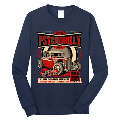 Psychobilly Hotrod Long Sleeve Shirt