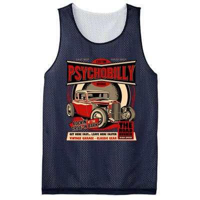 Psychobilly Hotrod Mesh Reversible Basketball Jersey Tank