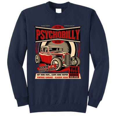 Psychobilly Hotrod Tall Sweatshirt