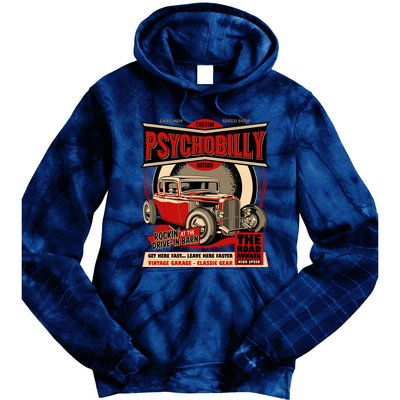 Psychobilly Hotrod Tie Dye Hoodie