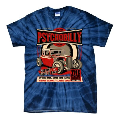 Psychobilly Hotrod Tie-Dye T-Shirt