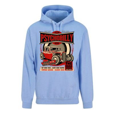 Psychobilly Hotrod Unisex Surf Hoodie