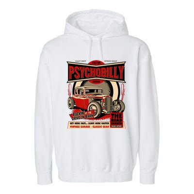 Psychobilly Hotrod Garment-Dyed Fleece Hoodie