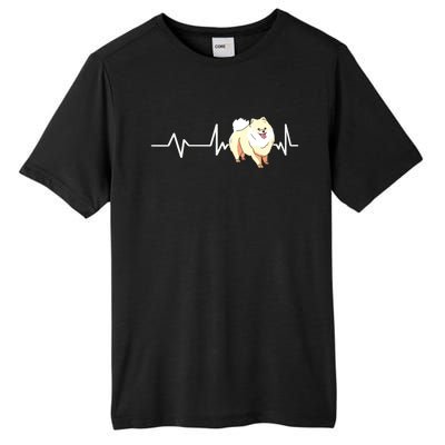 Pomeranian Heartbeat Pomeranian Gift Pomeranian Tall Fusion ChromaSoft Performance T-Shirt