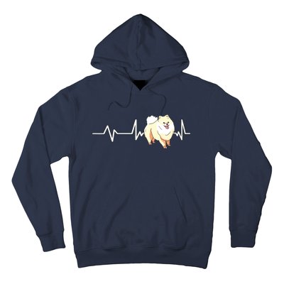 Pomeranian Heartbeat Pomeranian Gift Pomeranian Hoodie