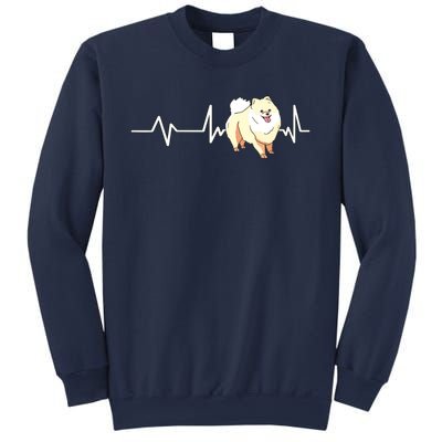 Pomeranian Heartbeat Pomeranian Gift Pomeranian Sweatshirt