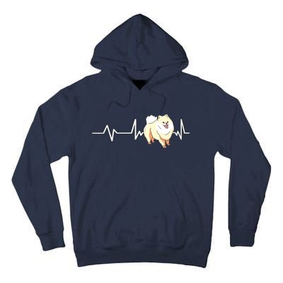 Pomeranian Heartbeat Pomeranian Gift Pomeranian Tall Hoodie