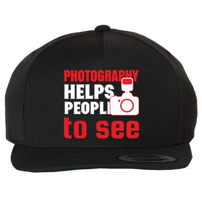 Photography Helps People To See Wool Snapback Cap