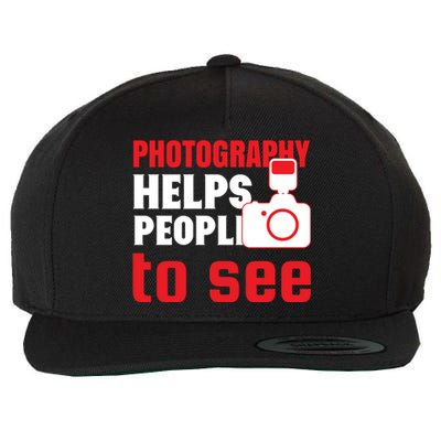 Photography Helps People To See Wool Snapback Cap