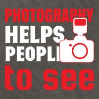 Photography Helps People To See Cotton Canvas Backpack