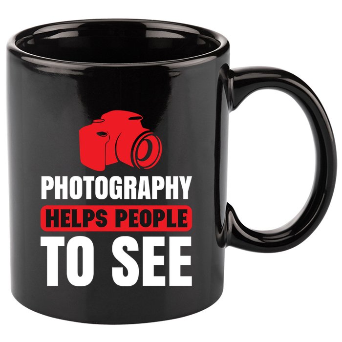 Photography Helps People To See 11oz C Handle Ceramic Mug