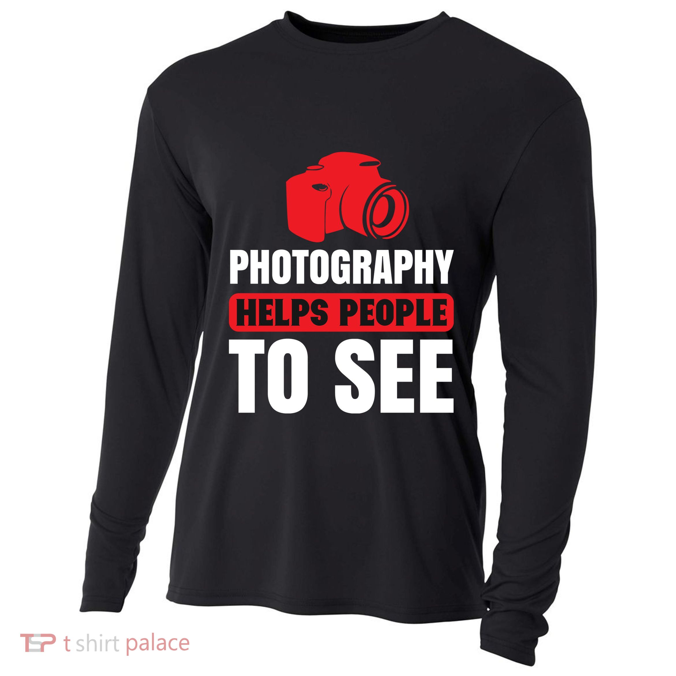 Photography Helps People To See Cooling Performance Long Sleeve Crew