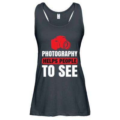 Photography Helps People To See Ladies Essential Flowy Tank