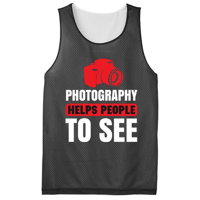 Photography Helps People To See Mesh Reversible Basketball Jersey Tank