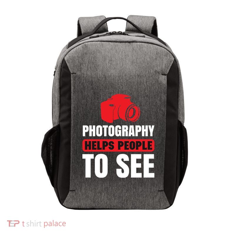 Photography Helps People To See Vector Backpack