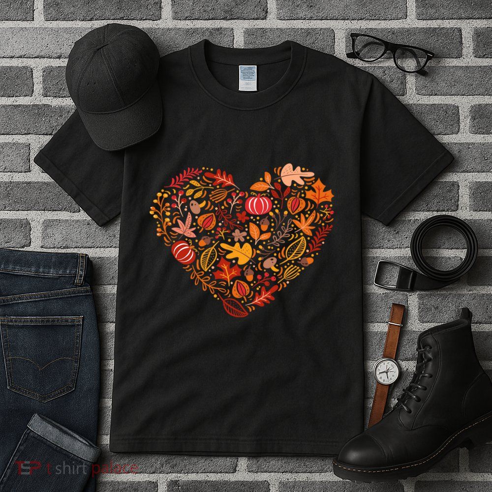Pumpkin Heart Tall T-Shirt