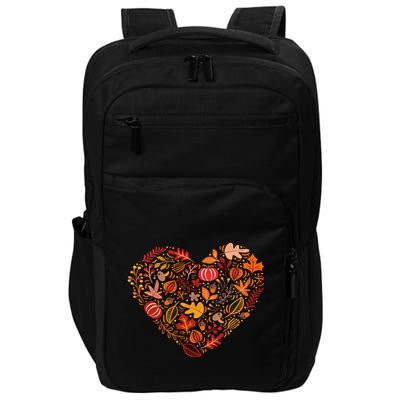 Pumpkin Heart Impact Tech Backpack
