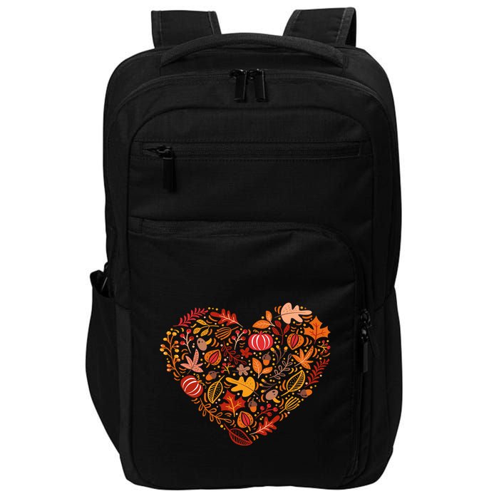 Pumpkin Heart Impact Tech Backpack