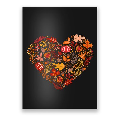 Pumpkin Heart Poster