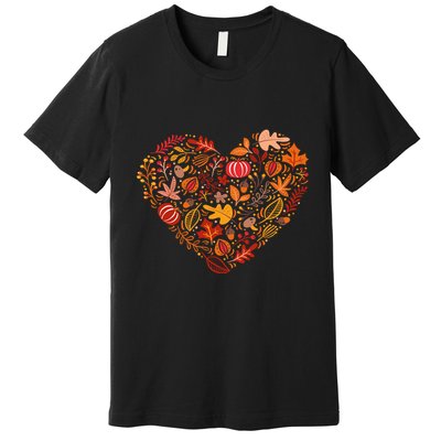 Pumpkin Heart Premium T-Shirt