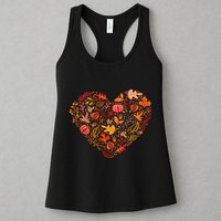 Pumpkin Heart Womens Tank Top