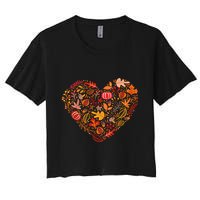 Pumpkin Heart Crop Top