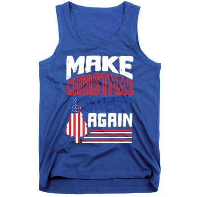 Patriotic Holiday Quote Make Christmas Great Again Great Gift Tank Top