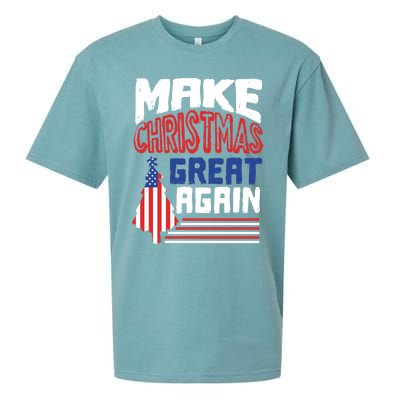 Patriotic Holiday Quote Make Christmas Great Again Great Gift Sueded Cloud Jersey T-Shirt